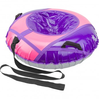 Санки надувные STELS D110см, розово-фиолетовые Санки надувные STELS D110см, розово-фиолетовые