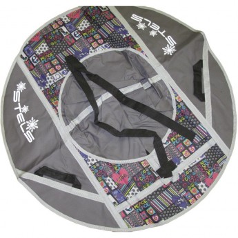 Санки надувные STELS D110см, серые Санки надувные STELS D110см, серые