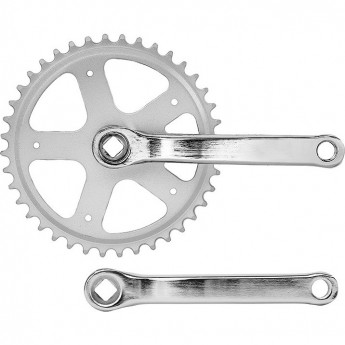 Шатуны HDL-S140 1/2"х3/32" 40Т 152 мм, хромированные Шатуны HDL-S140 1/2"х3/32" 40Т 152 мм, хромированные