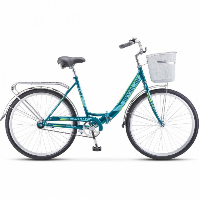 Велосипед STELS 26" Pilot 810 (с корзиной) (LU093334) морская волна, 2023 JU000409762022JU0011868 Велосипед STELS 26" Pilot 810 (с корзиной) (LU093334) морская волна, 2023 JU000409762022JU0011868