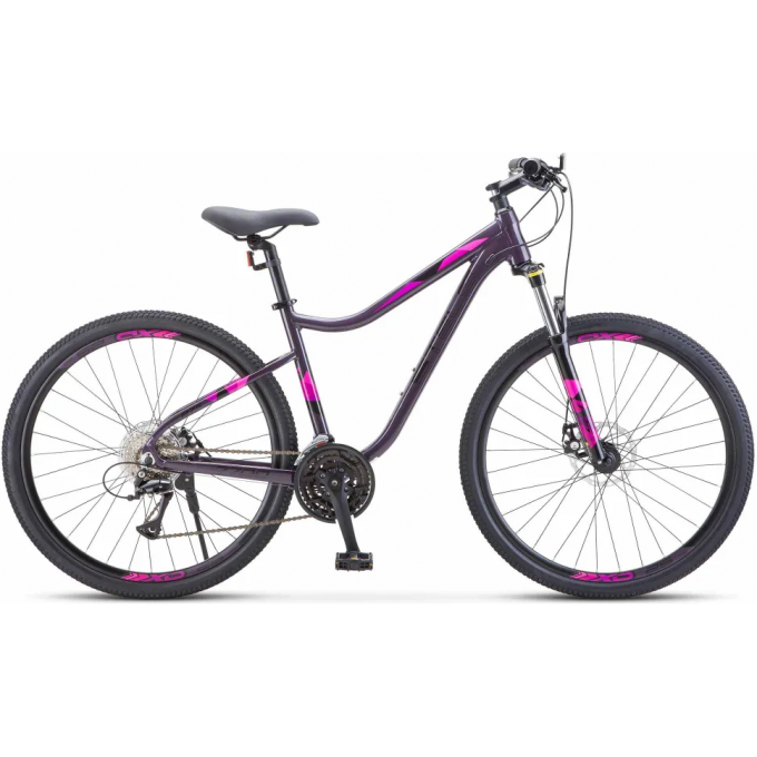 Велосипед STELS Miss-7700 MD V010 темно-пурпурный 27.5" (LU094655), рама 19", 2023 JU000415402022KU0000119