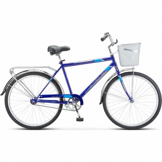 Велосипед STELS Navigator 26" 200 C Z010 Синий (с корзиной) (LU101679), рама 19" JU000410032022JU0006008 Велосипед STELS Navigator 26" 200 C Z010 Синий (с корзиной) (LU101679), рама 19" JU000410032022JU0006008