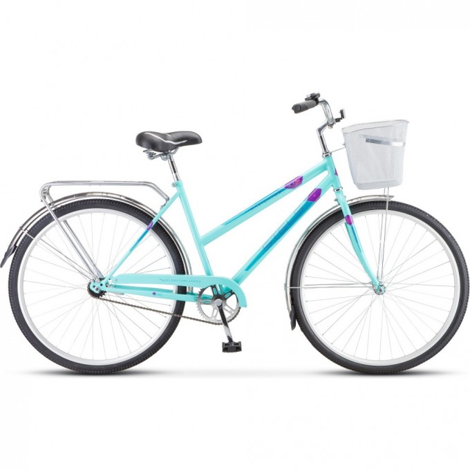 Велосипед STELS Navigator 28" 300 Lady Z010 (с корзиной) (LU085342) мятный JU000419372023JU0000567 Велосипед STELS Navigator 28" 300 Lady Z010 (с корзиной) (LU085342) мятный JU000419372023JU0000567