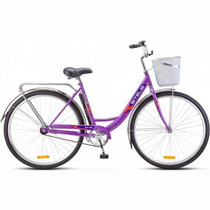 Велосипед STELS Navigator 28" 345 Z010/Z011 (с корзиной) (LU085343) пурпурный JU000408492022JU0010474 Велосипед STELS Navigator 28" 345 Z010/Z011 (с корзиной) (LU085343) пурпурный JU000408492022JU0010474