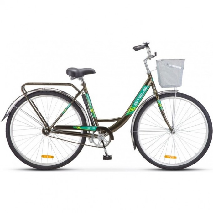 Велосипед STELS Navigator 28" 345 Z010/Z011 (с корзиной) (LU085343) темно-зеленый JU000401512022JU0010687 Велосипед STELS Navigator 28" 345 Z010/Z011 (с корзиной) (LU085343) темно-зеленый JU000401512022JU0010687